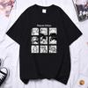 Tokyo Avengers manga curta casual algodão T-shirt verão juventude meia manga top simples solto moda coreana