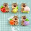 Tarjeta Pequeña Luminosa Portatarjetas Fruta Bala Dibujo Animado Brillante Hecho a Mano diy Pegamento de Crema Pasador Material para Joyería Accesorios de Resina