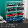 Hot Wheels Matchbox Domica Modelo de Coche de Juguete 1:Caja de almacenamiento a prueba de polvo para 64 coches, juguetes para niños