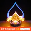 Luz LED Recargable de Barra Portavasos Iluminado Base Creativa Iluminada para Champagne KTV Soporte de Exhibición de Licores Estante Láser para Vino Portavasos