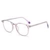 Nuevo Anti-Luz Azul Anti-Luz Azul Espejo Plano Montura de Gafas Tr90 Montura Redonda Espejo Plano Sin Graduación Venta al por Mayor 8315