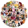 200 Adesivos de Emoticons de Celebridades da Internet Europeias e Americanas para Compras Diretas Transfronteiriças, Decoração de Capa de Celular Engraçada e Boba Personalizada, Adesivos à Prova d'Água