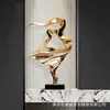 Escultura Decorativa de Metal em Forma de Fita para Hall de Entrada, Sala de Estar de Hotel e Residência, Escultura de Aço Inoxidável Ornamento