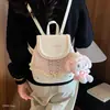 Nova Mochila Bolsa Academia Floral Corrente Fofa Bolsa 2026 Versátil Estilo Nicho para Ir ao Trabalho Menina Doce