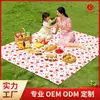 Mesa Desechable para Acampar al Aire Libre, Esterilla para Picnic, Esterilla de Playa, Engrosada, Impermeable a la Humedad, Impermeable, a Prueba de Arena, para Salidas de Otoño de Niños, Portátil