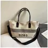 Bolsa de Lona Grande de Gran Capacidad 2025 Transfronteriza Estilo Coreano Rayas Retro Bolso de Hombro Cruzado Bolso de Mano para Viajes