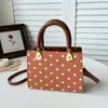 Bolsa Quadrada Pequena de Bolinhas da Moda, Bolsa de Ombro Casual, Bolsa Transversal Elegante para Mulheres, Nova Bolsa Tendência 2026 para o Trabalho