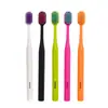 Cepillo de Dientes de Cerdas Suaves Limpieza Individualmente Empaquetado Mango de Cepillo Columna Romana Gama Alta Cabeza Ancha Color Dopamina Venta al por Mayor