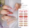 2025 Nuevas Pegatinas de Uñas de Moda Película de Esmalte de Uñas Calcomanías para Uñas Lindas Frescas Dulces Florales Japonesas Pegatinas de Cobertura Completa