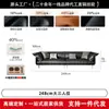 Sofá de couro Bauhaus com pernas altas para salas pequenas, sofá de três lugares com enchimento estilo italiano, sofá Aesop para uso doméstico