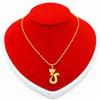 Collar con colgante de moneda europea chapado en oro y cobre para mujer, chapado en Vietnam Sha Jin, joyería de larga duración que no se decolora.
