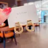 Brincos de Argola Metálicos Retrô Franceses de Múltiplas Camadas, Brincos com Design Personalizado de Nicho, Brincos Simples de Moda de Alta Qualidade
