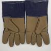 Guantes de soldadura suministro al por mayor puntual guantes de cuero de capa superior lisa guantes ignífugos con aislamiento térmico resistentes al desgaste venta al por mayor