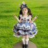 Fêmea. Vestido de verão novo 2025 para crianças coelho policial. Vestido de Aniversário Infantil Estilo Western Vestido de Princesa Lolita