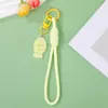 Novo Cordão de Celular Pequeno Peixe Transparente Chaveiro de Miçangas Perler DIY Corda Trançada Anti-perda Decoração de Embalagem de Bolsa Ornamento