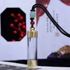 Pequena Garrafa Transparente Oca Pingente de Caixa de Medição Contendo Relíquia de Cinábrio Pingente de Garrafa Colar de Estilo Étnico para Mulheres e Homens Joias da Moda