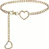 Cadena de Cintura con Forma de Corazón para Mujer, Cadena de Vientre Vintage, Joyería Linda de Cadena Corporal, Accesorio de Cintura Ajustable Adecuado para Varios Atuendos
