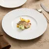 Plato de Comida Occidental Spinning Shadow Road Plato para Filete Plato para el Hogar Plato de Mesa Moderno Lujo Ligero Vajilla de Hotel Restaurante Plato para Pasta Plato