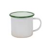 Copo de Água Esmaltado Encaracolado 9cm Jarra de Chá Esmaltada Copo Estilo Camping Caneca Esmaltada Retrô Nostálgica com Desenho e Estampa