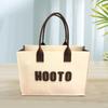 Nueva bolsa de fieltro hecha a mano con colores contrastantes, bolsa de fieltro multicolor, bolsa de compras gruesa de gran capacidad para ropa de centro comercial.
