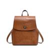 Bolso de Piel Genuina para Mujer, Mochila Retro Casual, Bolso Pequeño de Piel para Mujer Estilo Chanel, Mochila Escolar para Estudiantes, Casual y Versátil