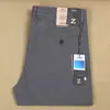 Novidade Primavera e Verão Algodão e Linho Absorvente de Suor Respirável Fino Elástico Cadarço Reto Solto Sarja de Linho Calça Casual Masculina