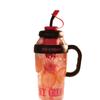 Nueva taza de plástico de verano de alto valor taza barril Dunton taza vientre taza de té con leche pajita linda ins botella de agua grande