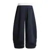 Calça de Perna Larga com Estampa de Coração Estilo Americano para Homens e Mulheres, Solta e Fluida, Nova Coleção Primavera e Outono 2025, Solta, Emagrecimento, Casual