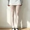 Meias finas em malha com padrão de losangos estilo retrô Y2K millennium, meia-calça jacquard personalizada feminina, sexy e cool, para um look moderno e ousado