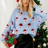 Comércio exterior Europa e Estados Unidos outono e inverno roupas de Natal suéter de velho suéter pulôver feminino suéter de Natal XX0279