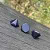 Ágata de cristal pedra semipreciosa pirâmide hexagonal transfronteiriça novo contas soltas diy material de broca de embutir atacado