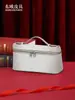 Nova Bolsa Cosmética de Couro de Crocodilo Branco Himalaya LP Couro Genuíno Moda Versátil Alta Qualidade Portátil de Ombro para Mulheres