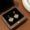 Pendientes de Plata de Ley S925 con Aguja de Plata, Piedra Natural Ojo de Tigre, Circonita Microincrustada, Forma de Abanico de Cola de Pavo Real para Mujer, Pendientes Elegantes y Versátiles