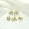 Plated uv retro com diamante coração de amor cruz borboleta coroa acessórios de joia colar pingente diy k white k
