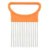 Venta al por mayor del fabricante Tenedor para cebolla Multifuncional Cocina Rebanado Vegetal Soporte para cebolla Aguja para cebolla Acero inoxidable Aguja para ablandar carne