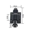 Sin Tirador Tipo Push Resorte para Puerta Puerta de Gabinete Puerta Doble Rebotador Plástico Succión Magnética Herrajes Accesorios para Muebles Auto-Elástico Invisible