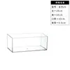 Vaso Hidropônico de Flores para Mesa Pequeno Aquário Transparente Anti-Queda para Pet Decoração Floral de Casamento Vaso Quadrado Cilíndrico para Casa
