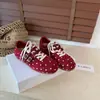 Nuevos Zapatos Deportivos Casuales de Encaje Planos para Mujer con Lunares Vintage Otoño 2026 Versátiles Transpirables Suela Suave