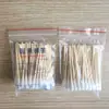 Hisopos de Madera de Bambú con Mango de Papel, Hisopos Médicos de Algodón Desechables para Desinfección de Heridas, Hisopos de Algodón para Limpieza de Oídos, Gama Completa de Especificaciones