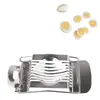 Herramientas de Cocina Acero Inoxidable Cortador de Huevos Cortador Elegante Divisor Cortador de Huevos Doble Cabeza