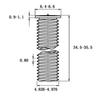 GB902 fábrica de unhas de soldagem a ponto atacado 304 parafuso de solda de semente de aço inoxidável parafuso de solda M3M4M5M6M8