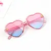Venta Directa de Fábrica Gafas de Sol para Niños Lente de Color Claro Degradado Montura de Gelatina Gafas para Niñas Abejita Gafas de Amor Modernas