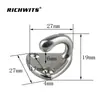 RICHWITS gancho para abrigos de acero inoxidable 316 Gancho de resorte Gancho para accesorios de yate gancho gancho gancho para defensas
