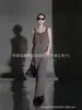 Primavera 2026 Nuevo Suéter Camisola de Lana Merino sin Mangas de Punto Calado Extendido Estilo de Oficina Elegante Top para Mujer