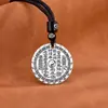 Chiba 2025 Nuevo Modelo Shangui Dinero Moneda Collar de Plata Tailandesa para Hombres, Versátil Collar de Estilo Antiguo Sólido Vintage Bagua para Regalos