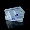 Suministro del fabricante: Caja de Costura Transparente Desmontable de 5 Compartimentos, Caja de Empaque para Herramientas de Ferretería, Caja de Almacenamiento de Plástico de PP para Equipo de Pesca