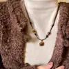 Moda Minimalista Estilo Frio Sol Deve Mesmo Estilo Uso em Camadas Corrente de Clavícula de Camada Dupla Moda de Nicho Personalidade Corrente de Pescoço Versátil