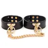 Conjunto Portátil de Quatro Peças para Flertes de Casal, Bondage, Algemas de Mão e Pé, Chicote de Couro, Brinquedos Alternativos na Cama