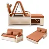 Sofá Cama, Sofá Plegable de Doble Propósito para Balcón, Multifuncional para Apartamentos Pequeños, Sofá Cama Extensible para Sala de Estar, Doble Uso, Se Puede Reclinar