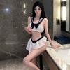 Pijama Fofa Estilo Marinheiro Pura e Sedutora Lingerie Sexy de Casal Uniforme Sexy Jk de Primeiro Amor Conjunto Entrega Transfronteiriça